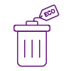 Textile waste icon